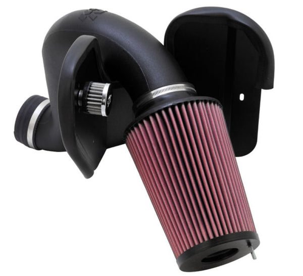 K&N 03-07 Dodge Ram 2500/3500 L6-5.9L Performance Intake Kit - 57-1532 for 2003-2007 Dodge Ram 2500 - front view
