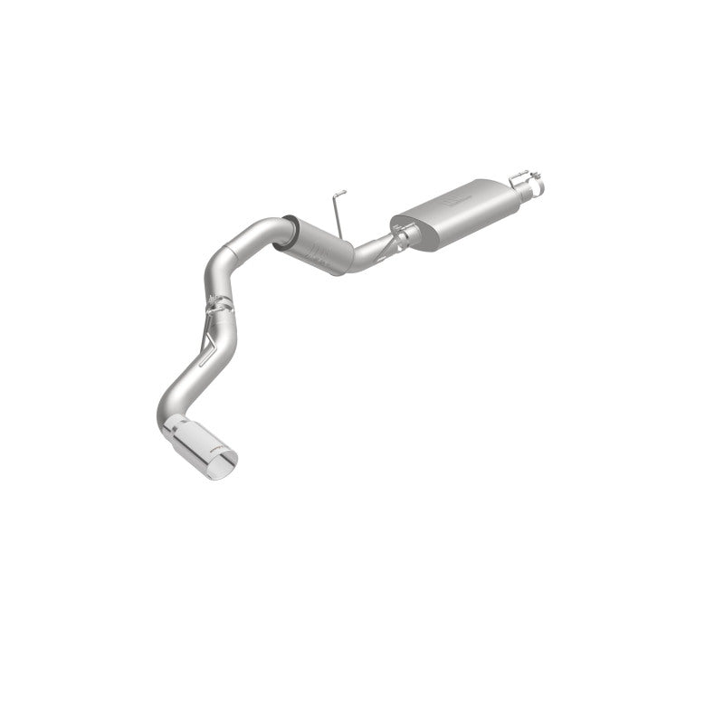 MagnaFlow Cat-Back, SS, 4in, Single Pass Side Rear Exit 5in Tip 14-15 Ram 2500 6.4L V8 CC LB/MC SB - 19200