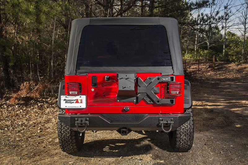 Rugged Ridge Spartacus HD Tire Carrier Whl Mount 87-06 YJ/TJ - 11546.62