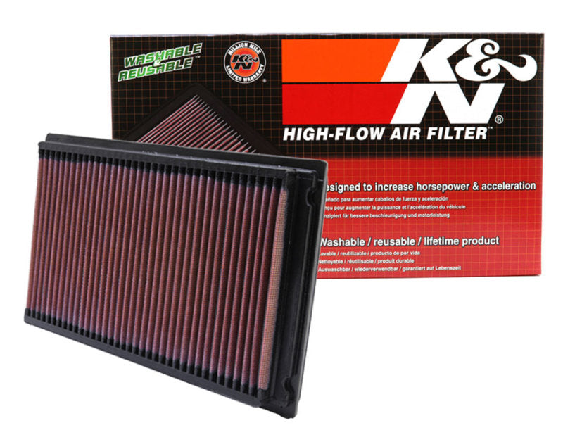 K&amp;N 88-08 Nissan 1.8L / 87-05 Nissan/Infiniti 3.0L / 00-09 3.5LDrop In Air Filter - 33-2031-2