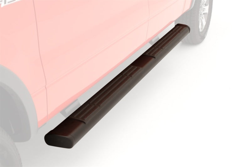 Lund 10-17 Dodge Ram 2500 Crew Cab 6in. Oval Straight Black Nerf Bars - Black - 26685007