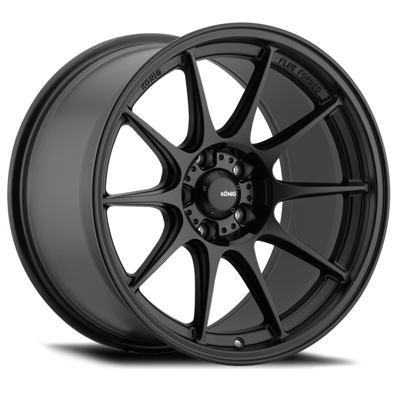 Konig Dekagram 16x8 4x108 ET40 Semi-Matte Black - DK86108405