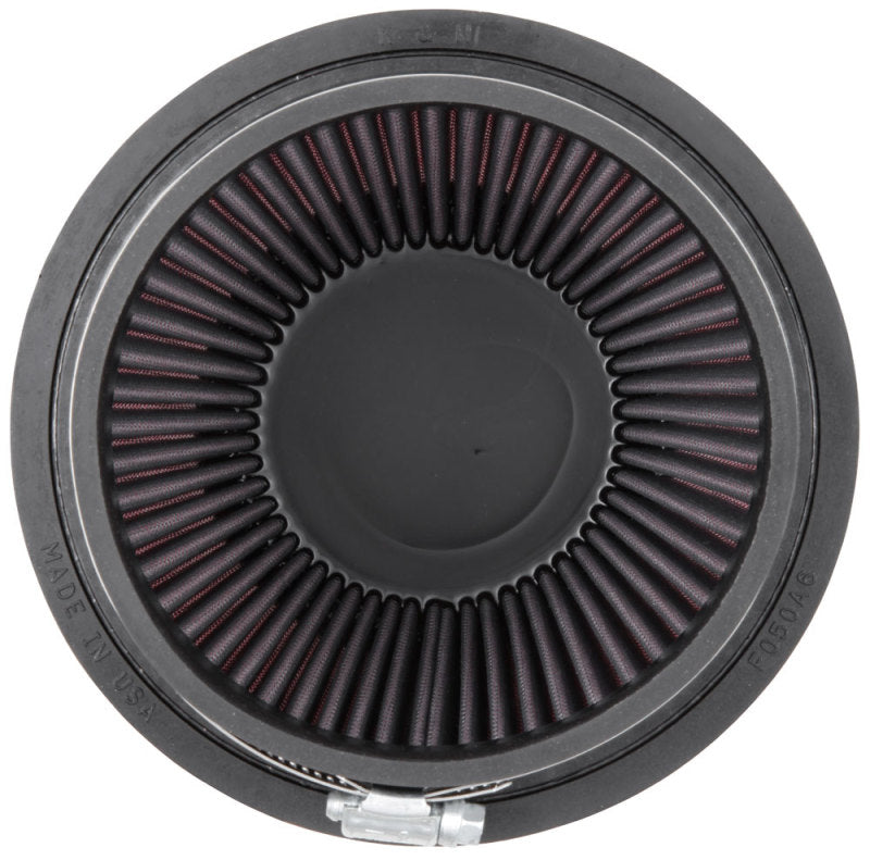 K&N Filter Universal Rubber Filter 5in Flange 6.5in Base 4.5in Top 5.5in Height - RU-5147