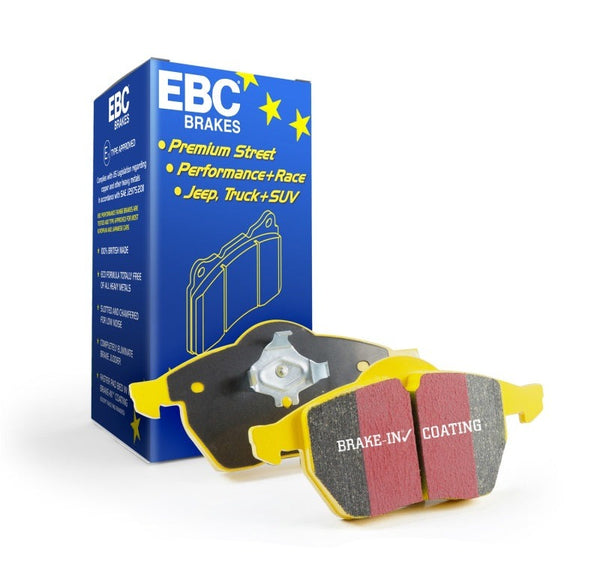 EBC 18+ WRX STI Yellowstuff Rear Brake Pads - DP42361R for 2018-2021 Subaru WRX STI - front view