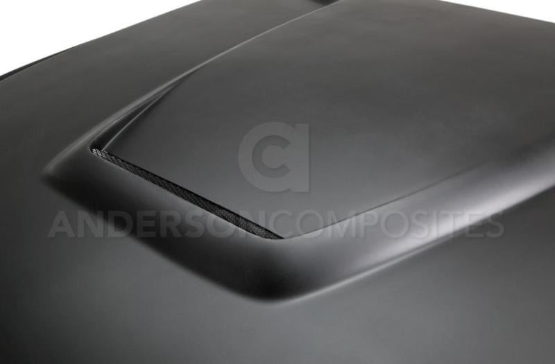 Anderson Composites 15-16 Ford Mustang (Excl. GT350/GT350R) Type-GR Fiberglass Hood - AC-HD15FDMU-GR-GF
