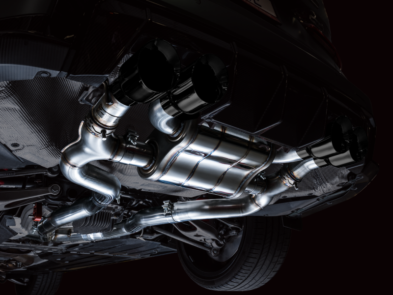 AWE SwitchPath Catback Exhaust for BMW G8X M3/M4 - Diamond Black Tips - 3025-42480