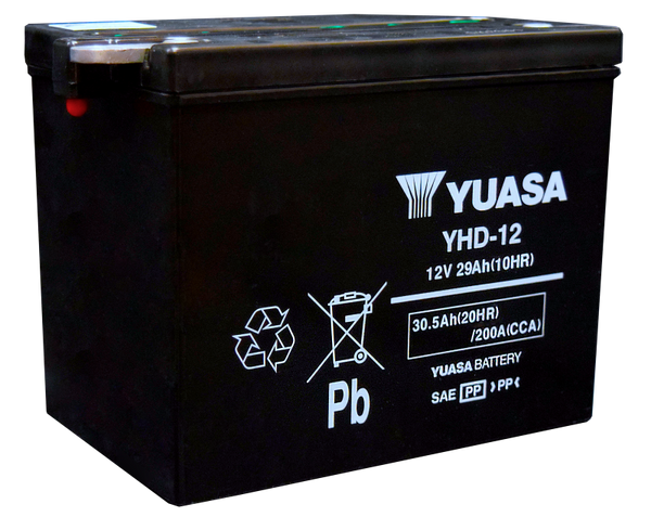 Yuasa YHD-12 Yumicron CX 12 Volt Battery - YUAM22H12TWN by Yuasa Battery