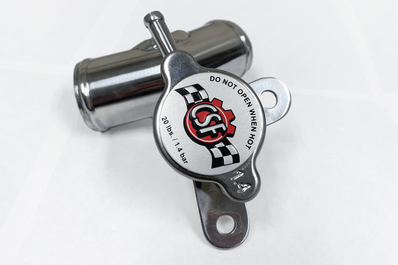 CSF 13+ BRZ / 13-20 Toyota 86 / 22+ GR86 Aluminum Filler Neck w/ High Pressure Radiator Cap - 8044