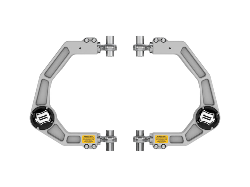 ICON 21-23 Ford F150 Billet Front Upper Control Arms DJ Pro Kit - 98523DJ