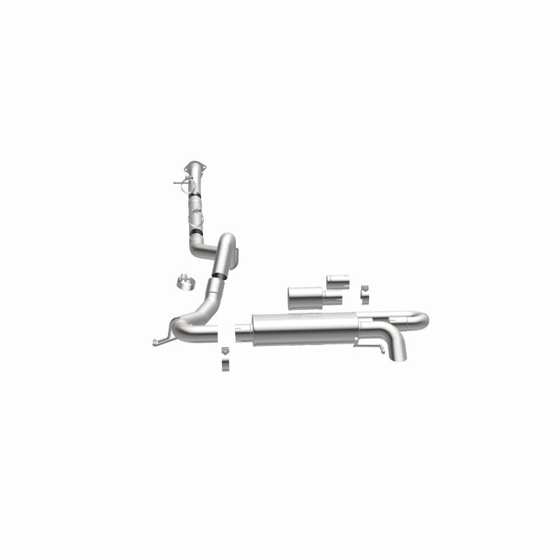 MagnaFlow 2021 Ford Bronco Overland Series Cat-Back Exhaust w/ Single Straight Driver Exit- No Tip - 19559