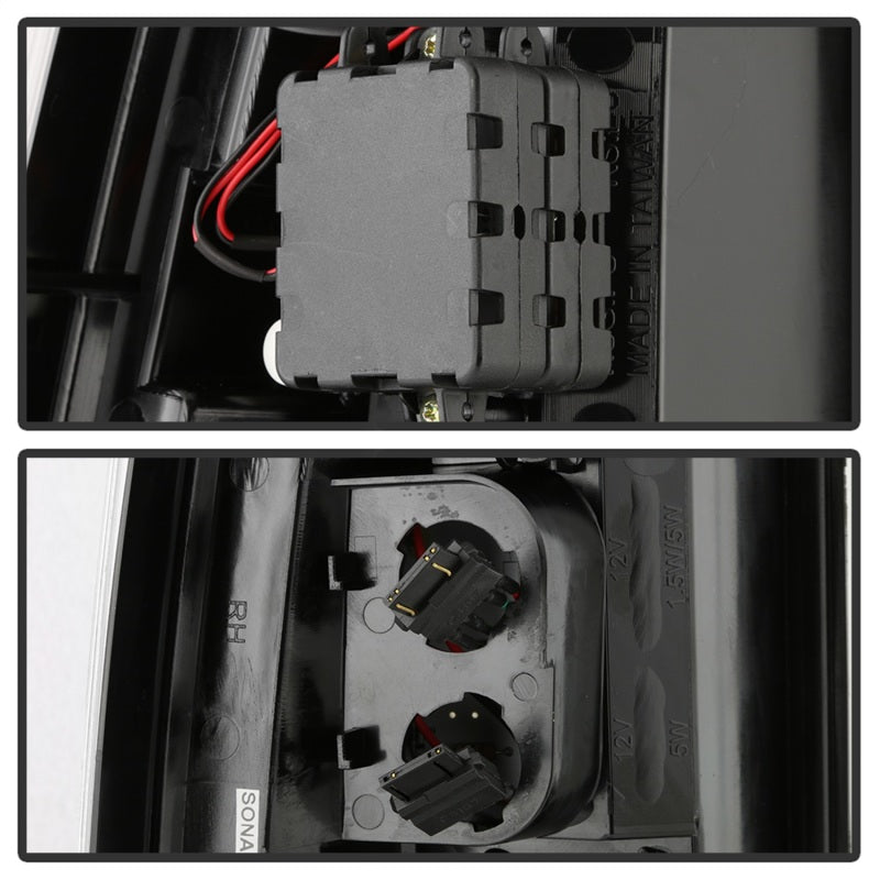 Spyder 03-06 Chevy Silverado - (Does Not Fit Stepside) LED Tail Lights - All Black ALT-YD-CS03V2-LED - 5085849