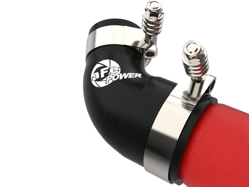 AFE 2018-2020 Kia Stinger 19-22 G70 BladeRunner 3in Aluminum Hot Charge Pipe Red - 46-20508-R
