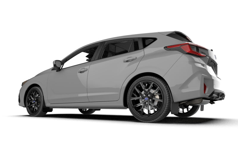 Rally Armor 2024 Subaru Impreza Black UR Mud Flap w/ Light Blue Logo - MF105-UR-BLK-NB