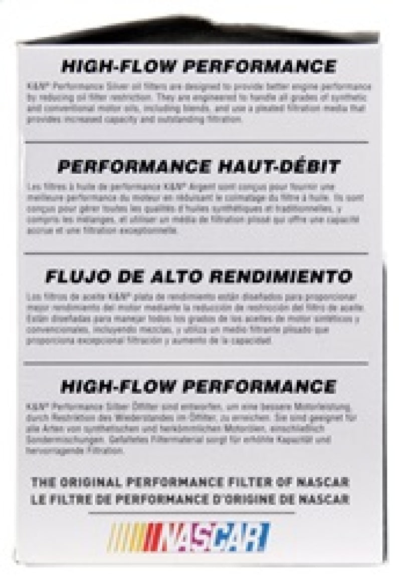 K&N Oil Filter for Ford/Audi/VW/Toyota/Mercury/Mazda/Nissan/Dodge/Lincoln/Volvo 3.656in OD - PS-3001