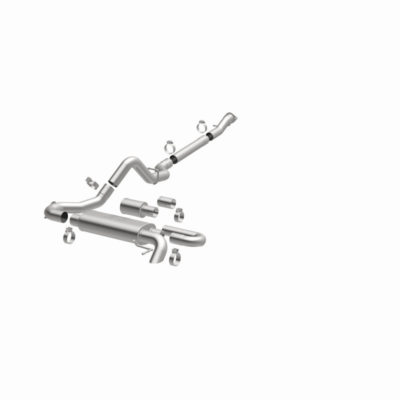 MagnaFlow 2021 Ford Bronco Overland Series Cat-Back Exhaust w/ Single Straight Driver Exit- No Tip - 19559