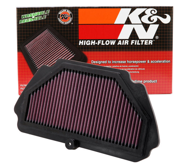 K&amp;N Replacement Air FIlter 09-12 Kawasaki ZX6R Ninja 600 / 09-10 ZX6R Ninja Monster Energy 600 - KA-6009