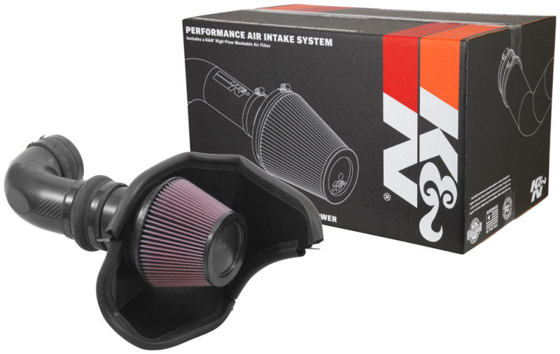 K&amp;N 2016-2017 Cadillac CTS-V 6.2L V8 Aircharger Performance Intake - 63-3096