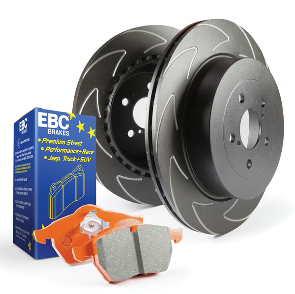EBC S7 Kits Orangestuff Pads and BSD Rotors - S7KR1062 for 2010-2023 Lexus GX - front view