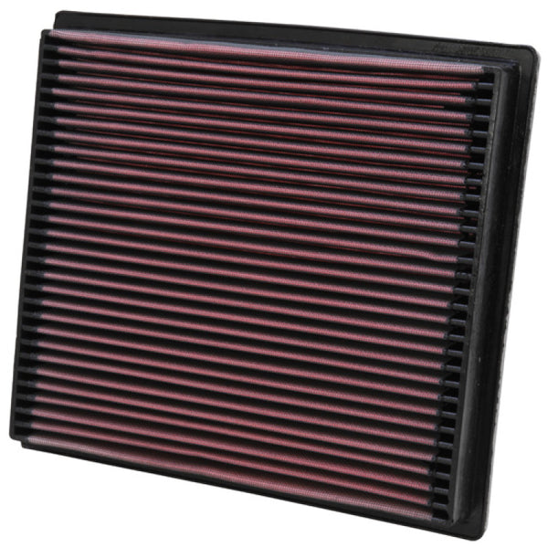 K&N 94-02 Dodge Ram 2500/3500 5.9L DSL Drop In Air Filter - 33-2056 for 1994-2002 Dodge Ram 2500 - front view