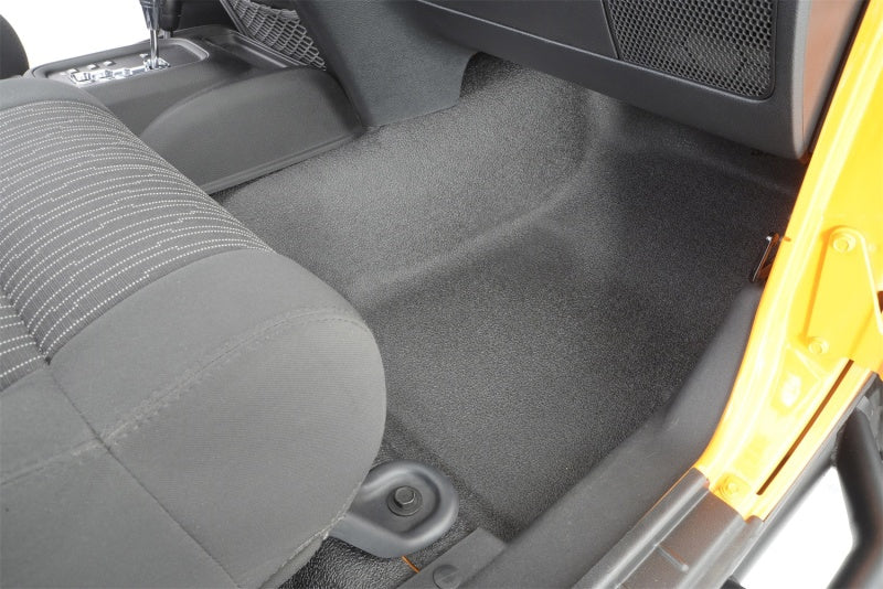 BedRug 07-16 Jeep JK Unlimited 4Dr Front 4pc BedTred Floor Kit (Incl Heat Shields) - BTJK07F4