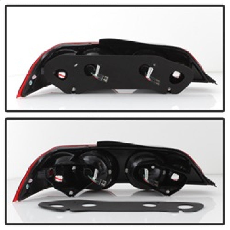Spyder Acura RSX 02-04 LED Tail Lights Red Clear ALT-YD-ARSX02-LED-RC - 5000385