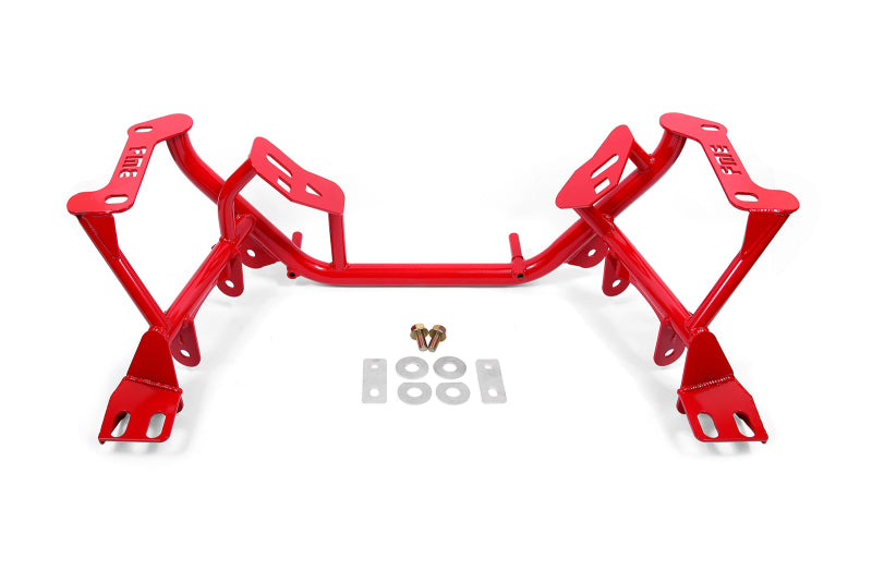 BMR 96-04 New Edge Mustang K-Member Standard Version / Coilover Version - Red - KM741R for 1996-2004 Ford Mustang