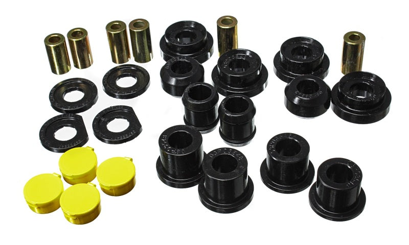 Energy Suspension 06-11 Honda Civic Black Rear Lower Trailing Arm and Lower Knuckle Bushing Set - 16.3123G for 2006-2011 Hond