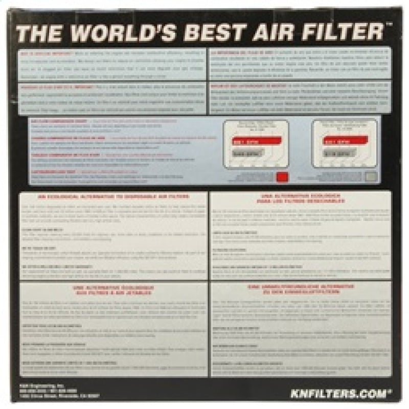 K&N Replacement Air Filter - Round 11-13 Audi A6/A6 Quattro / 12-13 A7/A7 Quattro - E-1983 for 2005-2018 Audi A6 - installed 