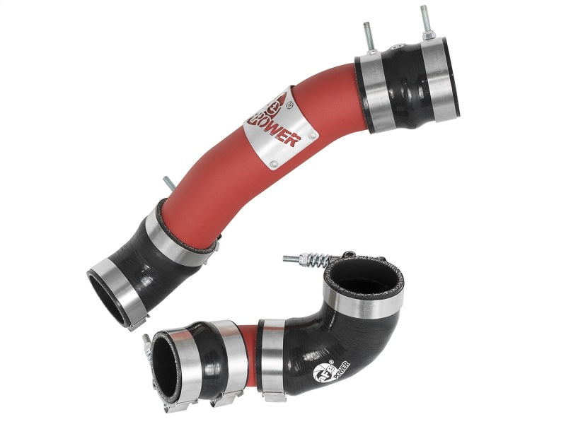aFe Bladerunner Intercooler Tube Hot/Cold - Red 2017 Honda Civic Type R L4-2.0L (t) - 46-20324-R