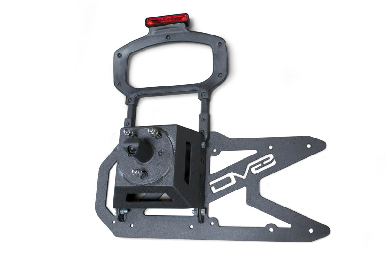 DV8 Offroad 2018+ Jeep Wrangler JL Tailgate Mounted Tire Carrier - TCJL-01