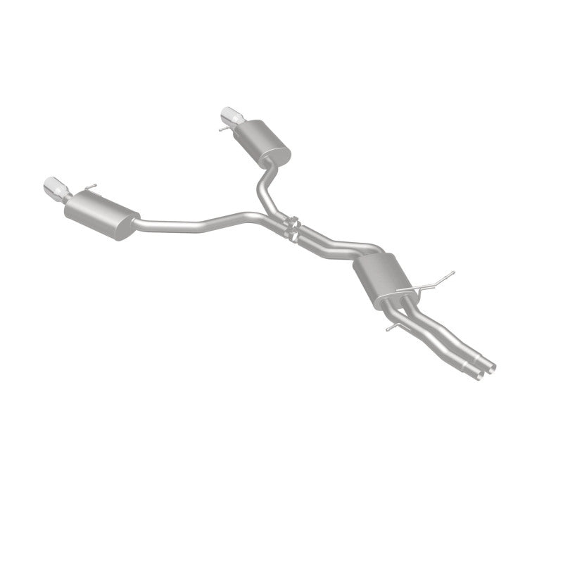 MagnaFlow Sys C/B 12-15 Audi A6 / A7 3.0L V6 SS 2.5in Dual Split Rear Ext 4in Tips - 19159