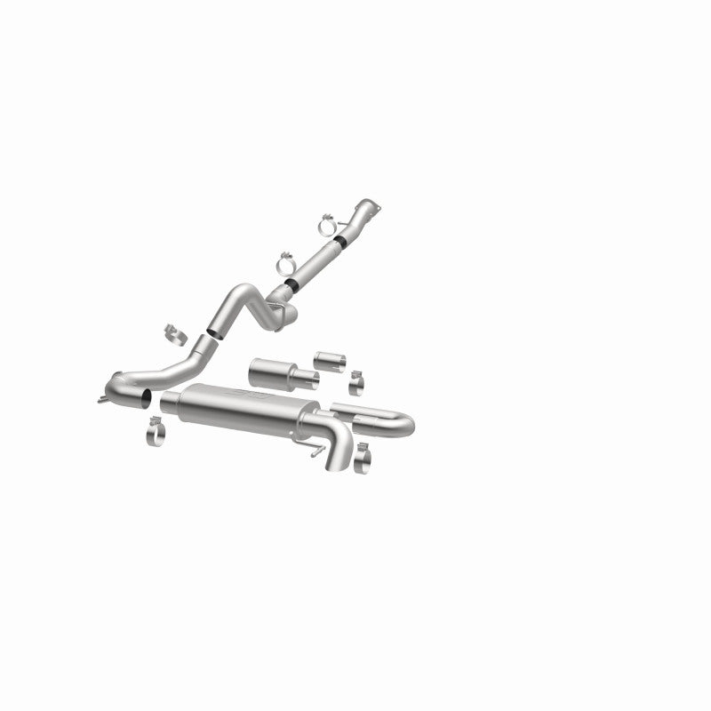 MagnaFlow 2021 Ford Bronco Overland Series Cat-Back Exhaust w/ Single Straight Driver Exit- No Tip - 19559