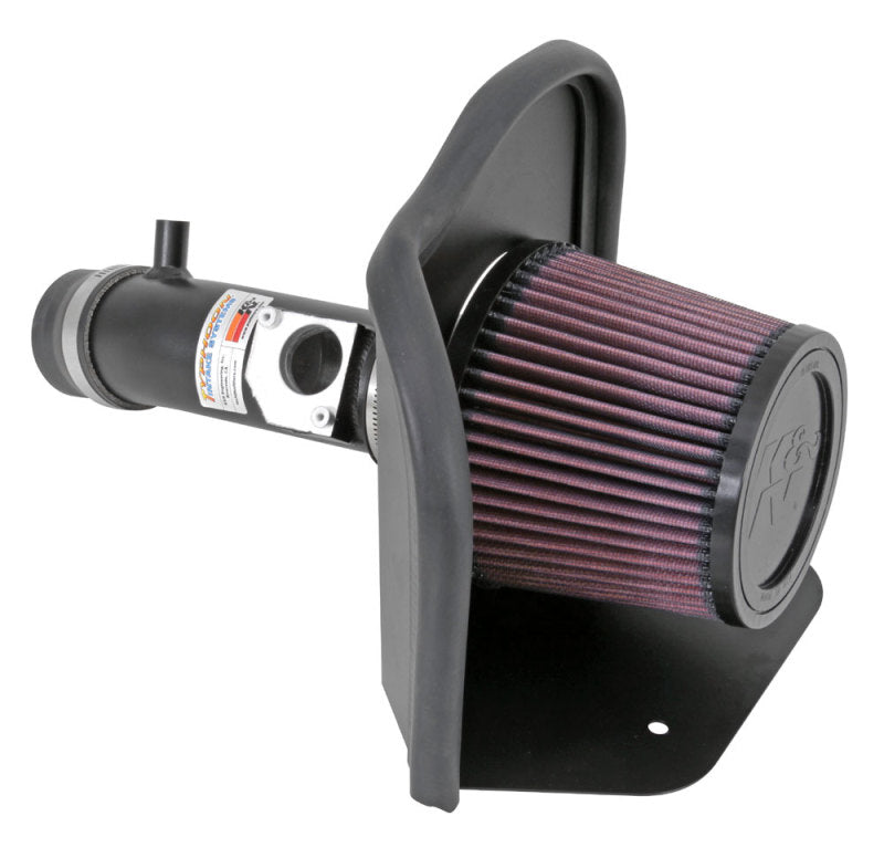 K&amp;N 06-10 Toyota Yaris L4-1.5L Flat Black Typhoon Short Ram Intake - 69-8612TFK