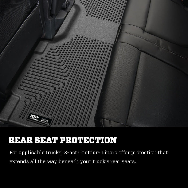 Husky Liners 14-21 Lexus GX460 / 13-21 Toyota 4Runner X-Act Contour Black Front Floor Liners - 53761