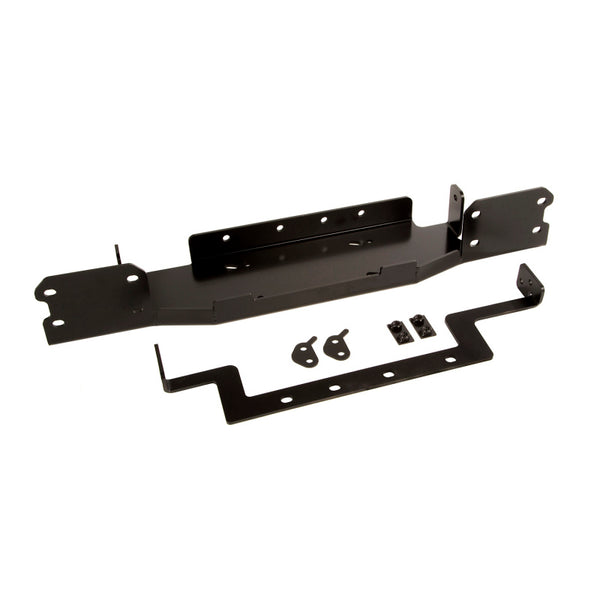 Rugged Ridge Winch Mount Plate 2018-20 Jeep JL/JT - 11543.16 for 2018-2026 Jeep Wrangler - front view