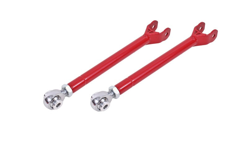 BMR 08-17 Challenger Lower Trailing Arms w/ Single Adj. Rod Ends - Red - LTA111R