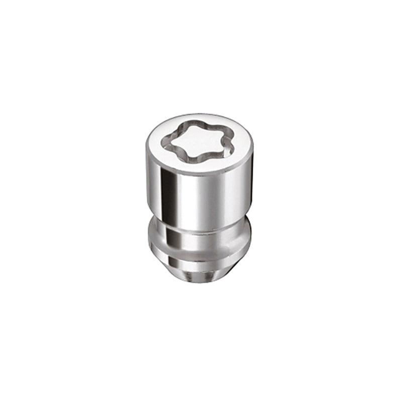 McGard Wheel Lock Nut Set - 4pk. (Cone Seat) M12X1.5 / 19mm &amp; 21mm Dual Hex / 1.28in. L - Chrome - 24157