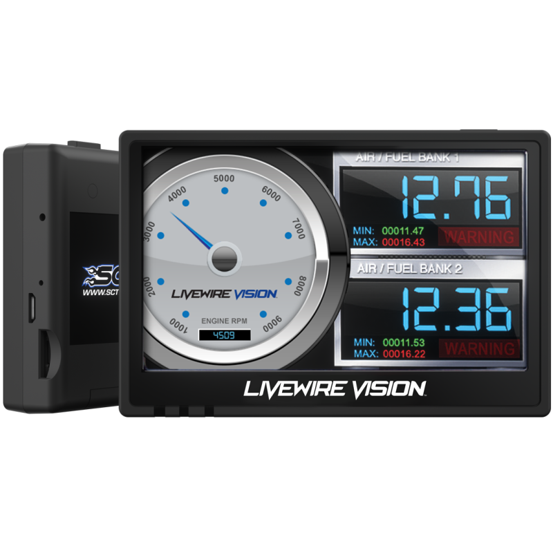 SCT Performance Livewire Vision Performance Monitor (for 1996+ Ford Vehicles) - 5015PWD