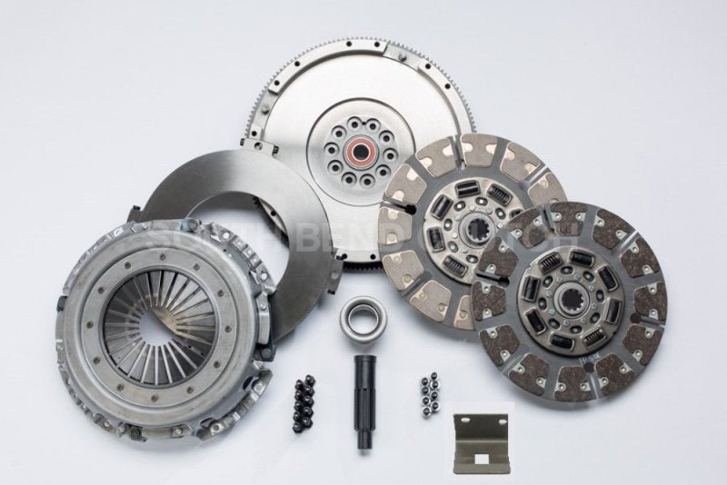 South Bend Clutch 08-09 Ford 6.4L ZF-6 Street Dual Disc Clutch Kit - SFDD3250-6.4
