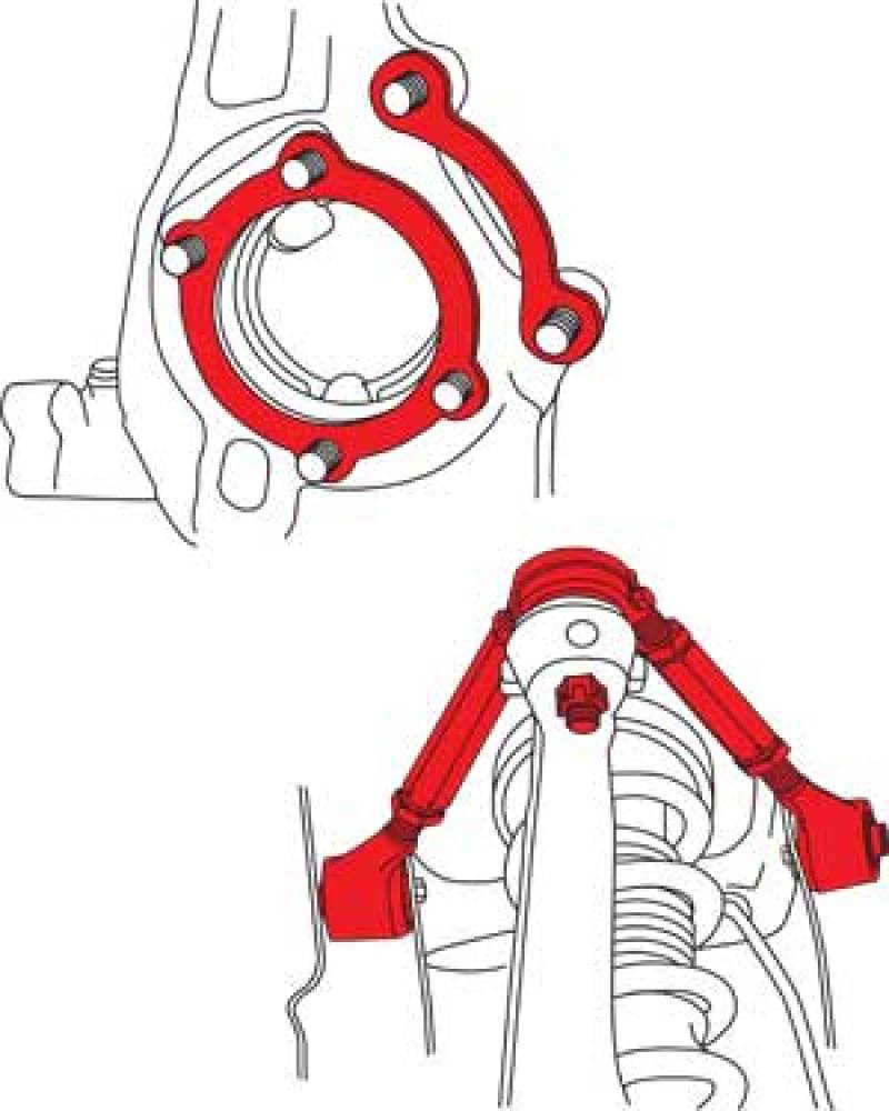 SPC Performance 03-08 Nissan 350Z/03-07 Infiniti G35 Front Adjustable Control Arms - 73000