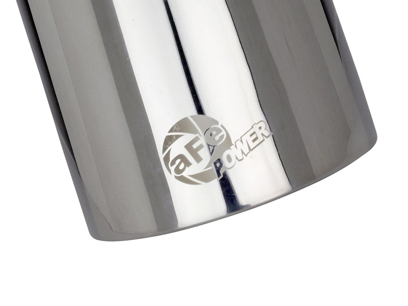aFe MACH Force-XP 4-1/2in Polished OE Replacement Exhaust Tips - 15-19 Dodge Charger/Hellcat - 49C32068-P