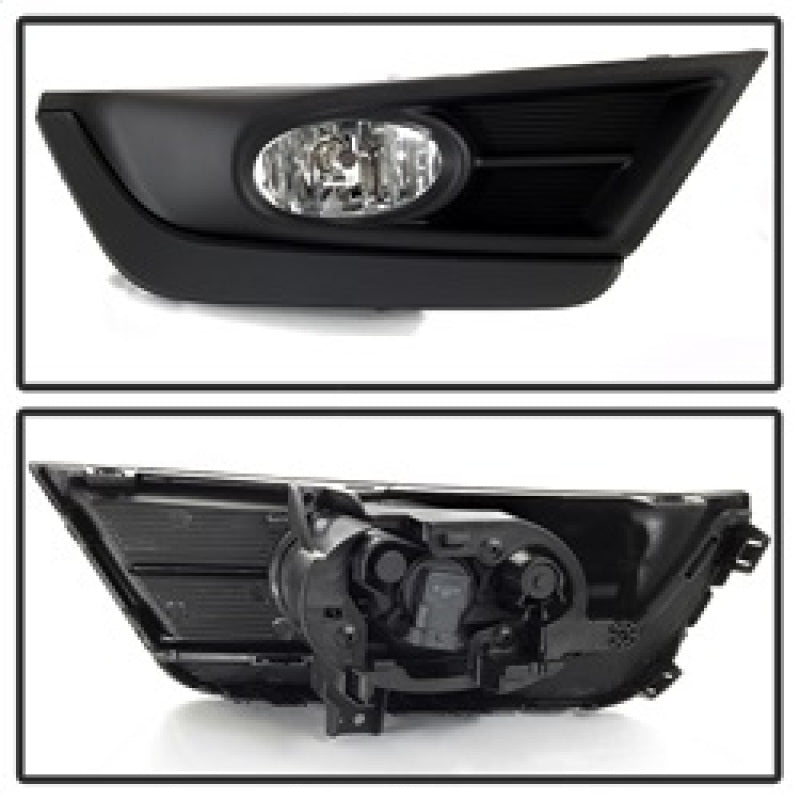 Spyder 17-18 Honda CRV OEM Fog Lights w/Switch &amp; Cover - Clear (FL-HCRV2017-T-C) - 5084903