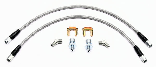 Wilwood Flexline Kit Front 2005-Current C6 Corvette w/ SL4 SL6 or W4/6A Caliper - 220-9100 by Wilwood