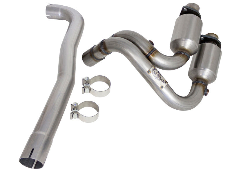 aFe Power Direct Fit Catalytic Converter Replacements Front 04-06 Jeep Wrangler (TJ/LJ) I6-4.0L - 47-48003