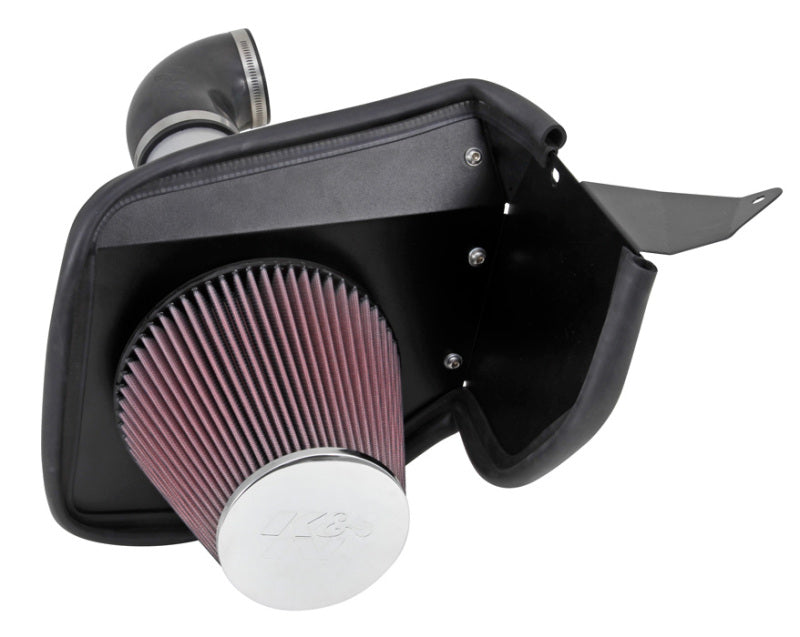 K&N 08-11 Typhoon, Cadillac CTS 3.6L,  3.6L  69 Series Typhoon Perf Intake Kit - 69-4528TS for 2008-2011 Cadillac CTS - rear 