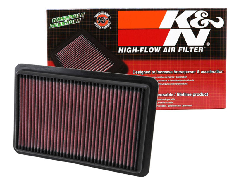 K&N Replacement Air Filter 12-13 Mazda 3 Skyactiv 2.0L / 13-14 Mazda CX-5 2.0L / 14 Mazda 6 2.5L - 33-2480