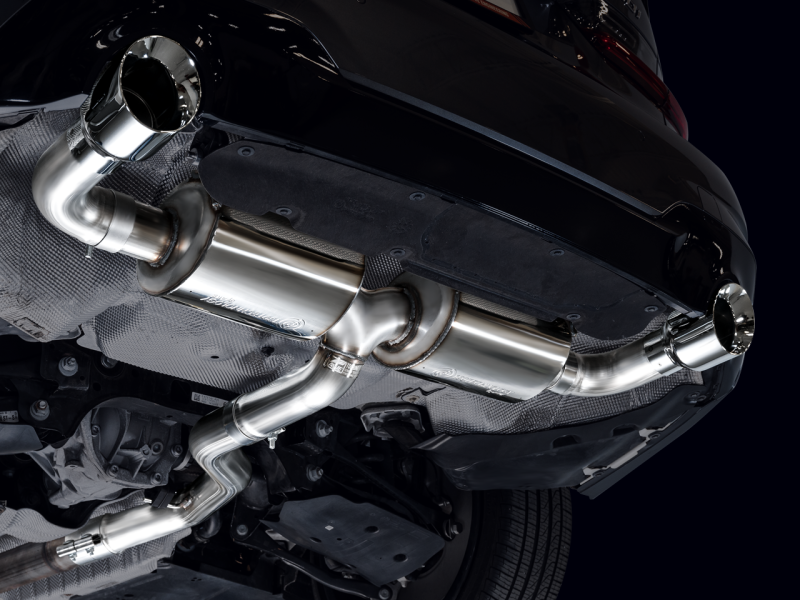 AWE 19-23 BMW 330i / 21-23 BMW 430i Base G2X Touring Axle Back Exhaust - Chrome Silver - 3015-32429