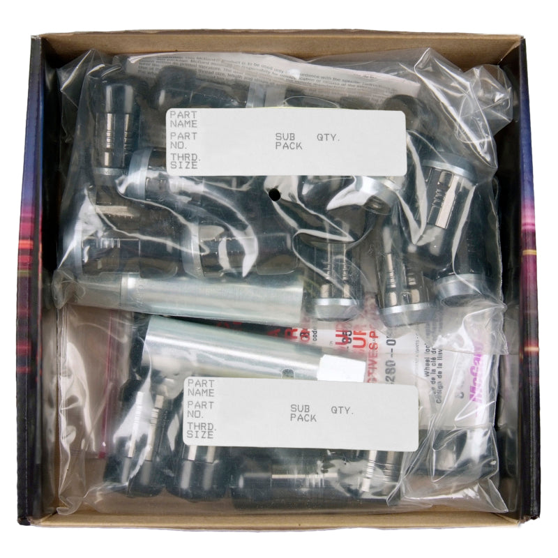McGard SplineDrive Tuner 5 Lug Install Kit w/Locks &amp; Tool (Cone) M14X1.5 / 22mm Hex - Blk - 65515BK