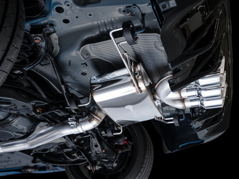 AWE Tuning 2023 Honda Civic Type R FL5 Touring Edition Exhaust w/ Triple Chrome Silver Tips - 3015-52287