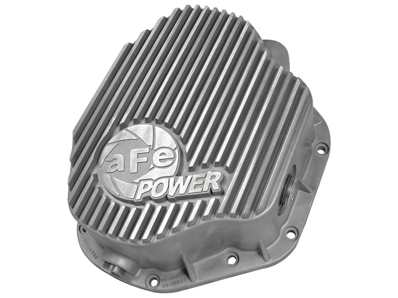 afe Rear Differential Cover (Raw; Street Series); Dodge Diesel Trucks 94-02 L6-5.9L (td) - 46-70030